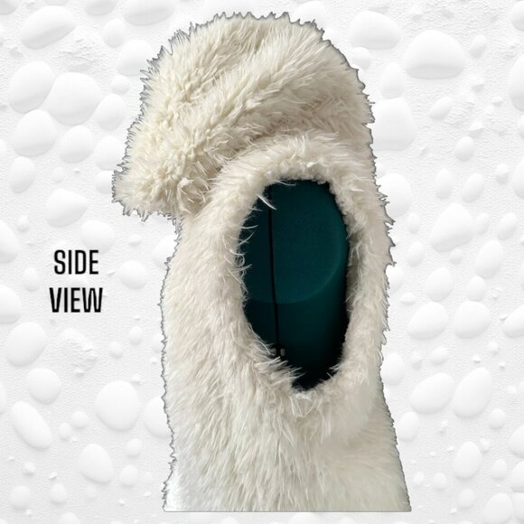 White Faux Fur Soft and Cuddly Vest - L (Fits Like M) - Picture 2 of 9